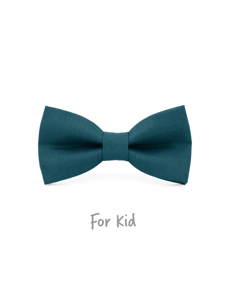 BOHO - 100% LINEN - KID or TEEN BOW TIE