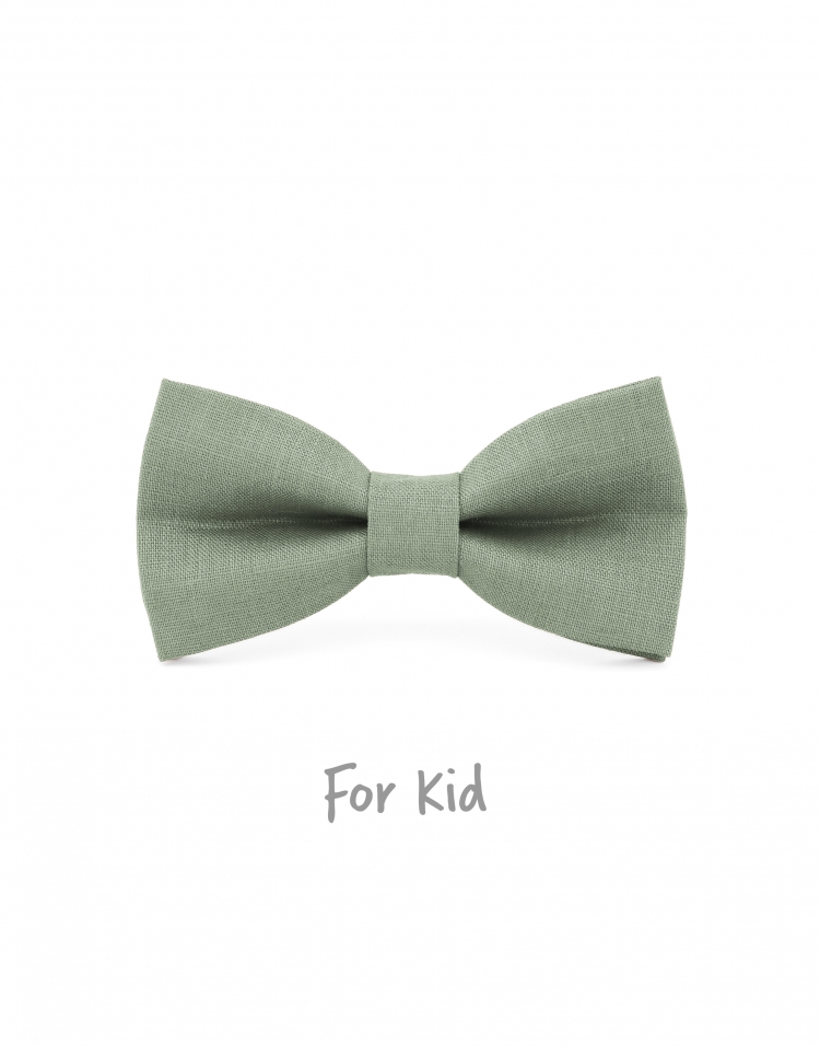 MEADOW - 100% LINEN - KID or TEEN BOW TIE