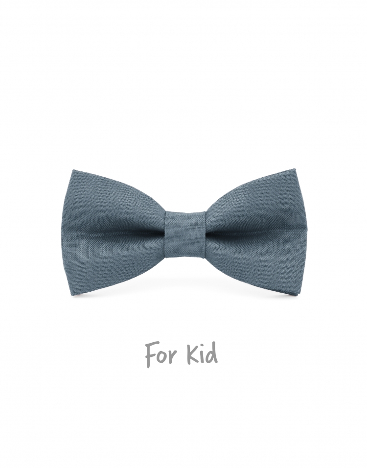 CLOUD - 100% LINEN - KID or TEEN BOW TIE