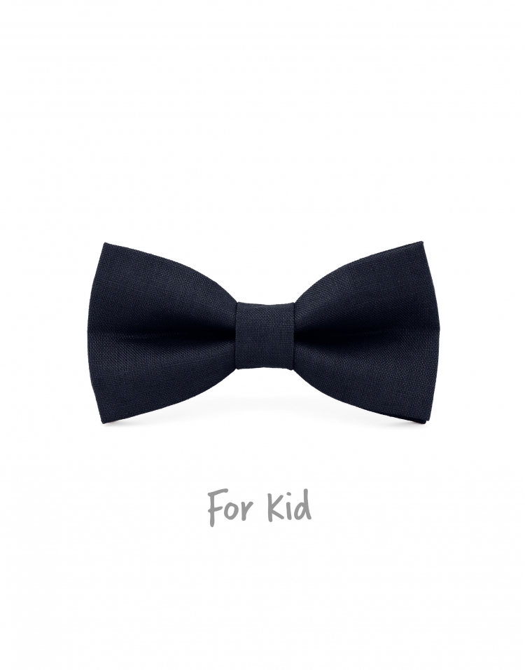 RESERVOIR - 100% LINEN - KID or TEEN BOW TIE