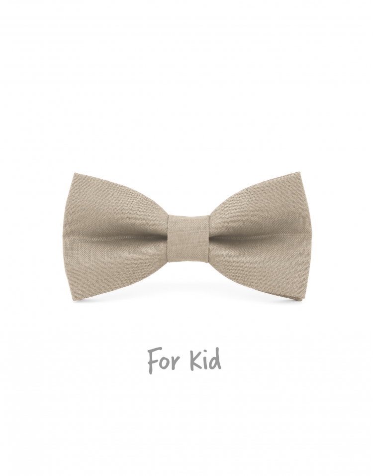 FIELD - 100% LINEN - KID or TEEN BOW TIE