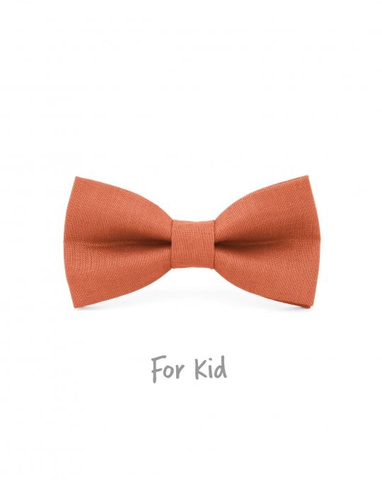 HARVEST - 100% LINEN - KID or TEEN BOW TIE