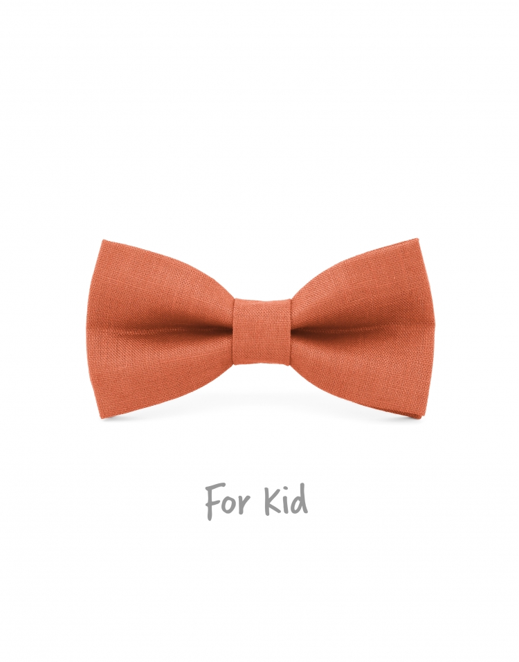 HARVEST - 100% LINEN - KID or TEEN BOW TIE