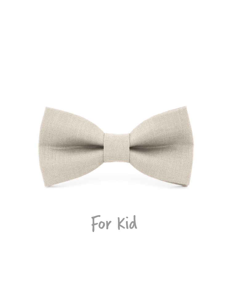 GROVE - 100% LINEN - KID or TEEN BOW TIE