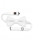 BLANC - 100% RAW LINEN - BOW TIE - WHITE