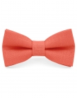 CORAIL - 100% RAW LINEN - BOW TIE - CORAL