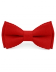 PIMENT - 100% RAW LINEN - BOW TIE - RED