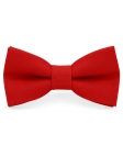 PIMENT - 100% RAW LINEN - BOW TIE - RED