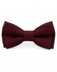 BOURGOGNE - 100% RAW LINEN - BOW TIE - BURGUNDY