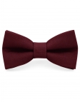 BOURGOGNE - 100% RAW LINEN - BOW TIE - BURGUNDY