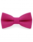 FUCHSIA - 100% RAW LINEN - BOW TIE - PINK