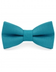 AZUR - 100% RAW LINEN - BOW TIE - BLUE