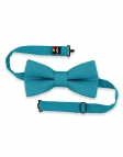 AZUR - 100% RAW LINEN - BOW TIE - BLUE