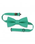 TURQUOISE - 100% RAW LINEN - BOW TIE