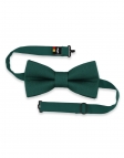 EMERAUDE - 100% RAW LINEN - BOW TIE - EMERALD GREEN