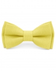 MIMOSA - 100% RAW LINEN - BOW TIE - YELLOW