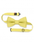 MIMOSA - 100% RAW LINEN - BOW TIE - YELLOW