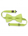 BOURGEON - 100% RAW LINEN - BOW TIE - LIGHT GREEN