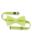 BOURGEON - 100% RAW LINEN - BOW TIE - LIGHT GREEN