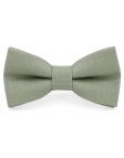 SAUGE - 100% RAW LINEN - BOW TIE - GREEN