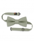 SAUGE - 100% RAW LINEN - BOW TIE - GREEN