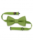 PRAIRIE - 100% RAW LINEN - BOW TIE - GREEN