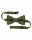 MOUSSE - 100% RAW LINEN - BOW TIE - GREEN