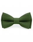 AVOCAT - 100% RAW LINEN - BOW TIE - GREEN