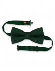 FORET - 100% RAW LINEN - BOW TIE - DARK GREEN