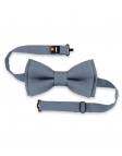 PIGEON - 100% RAW LINEN - BOW TIE - BLUE