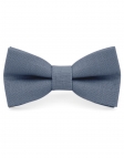 PIGEON - 100% RAW LINEN - BOW TIE - BLUE