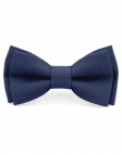 AVIATEUR - 100% RAW LINEN - BOW TIE - BLUE