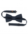 TEMPETE - 100% RAW LINEN - BOW TIE - DARK BLUE