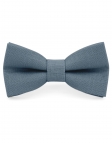 RAMIER - 100% RAW LINEN - BOW TIE - BLUE