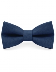 CASCADE - 100% RAW LINEN - BOW TIE - BLUE