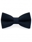 MARINE - 100% RAW LINEN - BOW TIE - NAVY BLUE