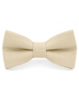 AVOINE - 100% RAW LINEN - BOW TIE - LIGHT BEIGE