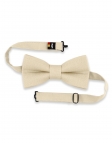 AVOINE - 100% RAW LINEN - BOW TIE - LIGHT BEIGE