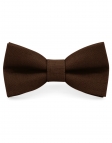 CHOCOLAT - 100% RAW LINEN - BOW TIE - BROWN