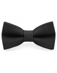 ANTHRACITE - 100% RAW LINEN - BOW TIE - DARK GREY