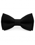 NOIR - 100% RAW LINEN - BOW TIE - BLACK