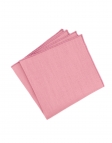 POUPON - RAW LINEN - POCKET SQUARE - LIGHT PINK