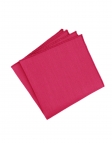 BONBON - RAW LINEN - POCKET SQUARE - CANDY PINK