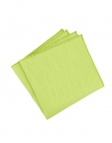 BOURGEON - POCHETTE EN LIN BRUT - VERT CLAIR