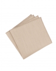 SABLE - RAW LINEN - POCKET SQUARE - BEIGE