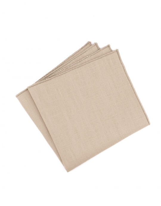 SABLE - RAW LINNEN - POCHET - BEIGE