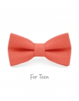 CORAIL - KID or TEEN BOW TIE - 100% RAW LINEN