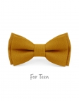 MOUTARDE - KID or TEEN BOW TIE - 100% RAW LINEN