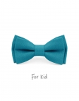 AZUR - KID or TEEN BOW TIE - 100% RAW LINEN