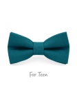 PETROLE - KID or TEEN BOW TIE - 100% RAW LINEN